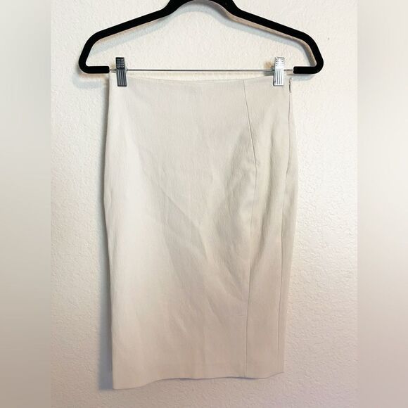 DVF leather pencil Skirt size 2 - Picture 3 of 5